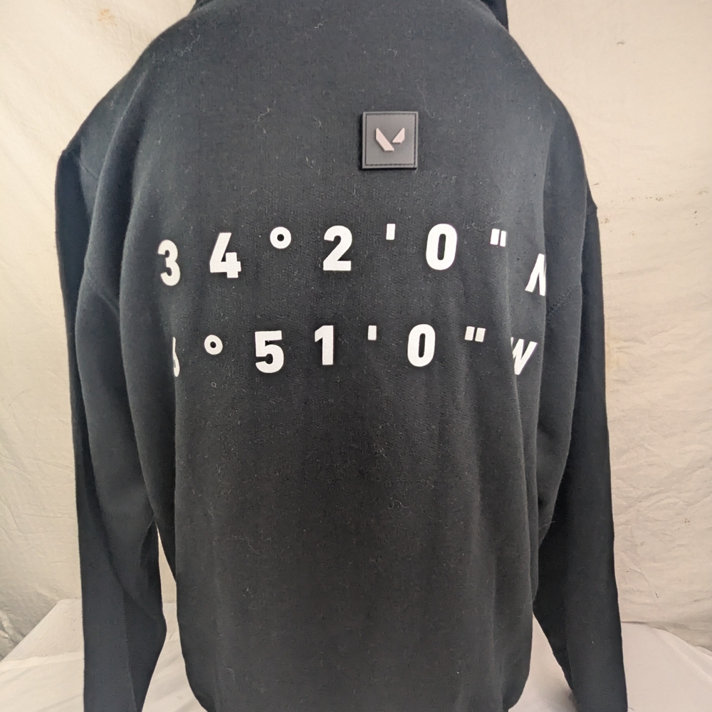 Valorant Riot Games NWT  Front Zip Black Hoodie Medium